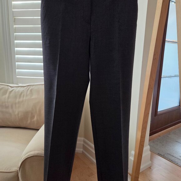 THEORY Wool Crop Dress Pants, Grey, Size 10 NWOT - Picture 1 of 3